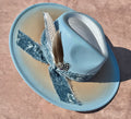 Custom handcrafted Icecold Fedora Hat