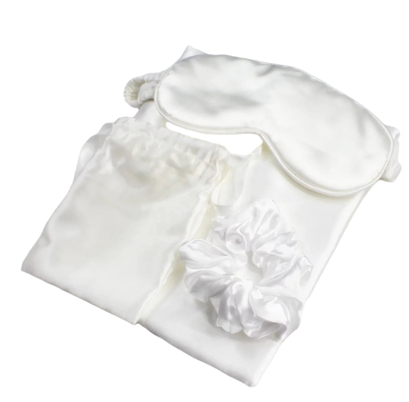 Mulberry-silkkityynyliina-lahjaset, silmänaamio, tyynyliina ja scrunchie        Mulberry Silk Pillowcase Gift Set, Eye Mask, Pillowcase, and Scrunchie