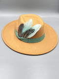 Bow Tie Fedora Hat -Minty